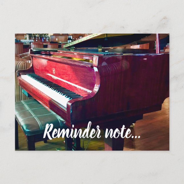 Carte Postale Note de rappel (Devant)