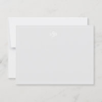 Note monographique en gris clair et blanc