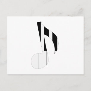 Carte Postale Notes musicales