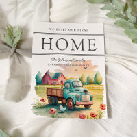 Notre 1ère Faire-part d'aquarelle domestique