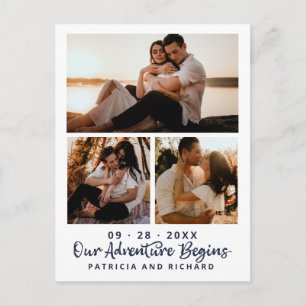 Carte Postale Notre aventure commence, sauvegardez la date 3 Pho