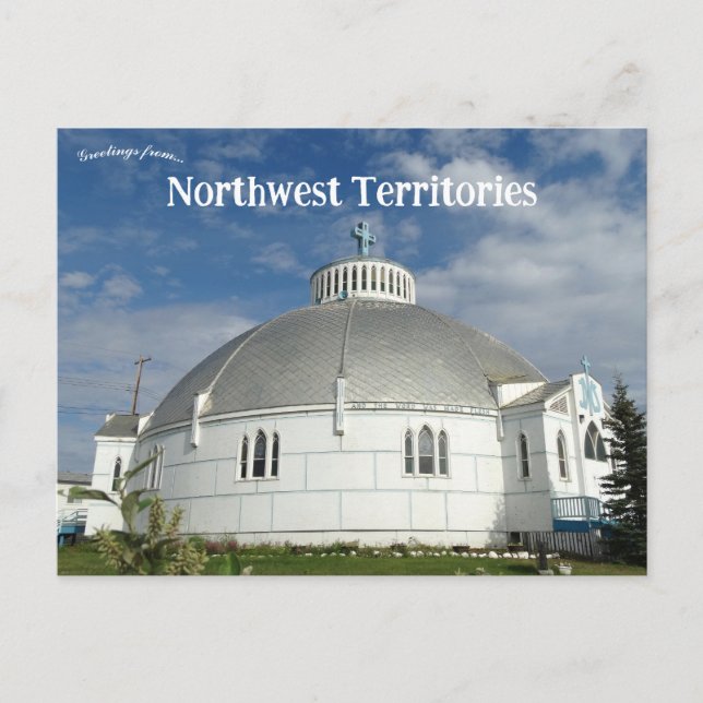 Carte Postale Notre-Dame de la Victoire Inuvik Territoires du No (Devant)