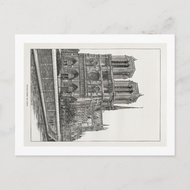 Carte postale Notre Dame de Paris (Devant)