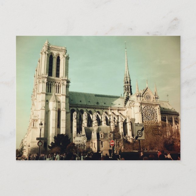 Carte Postale Notre Dame de Paris (France) (Devant)