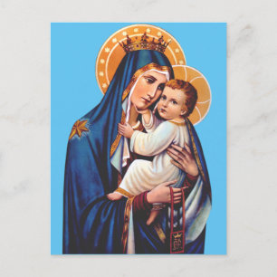 Carte Postale Notre-Dame du Mont-Carmel Art dévotionnel