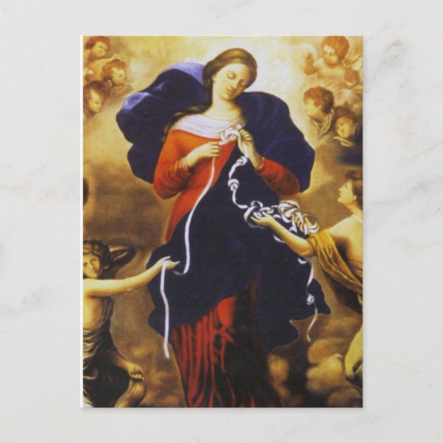 CARTE POSTALE NOTRE DAME UNDOER OF KNOTS IMAGE DÉVOTIONNELLE (Devant)