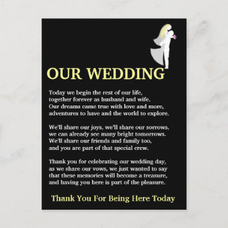 Carte Postale Notre Mariage