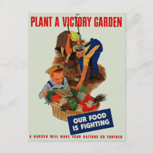 Carte Postale Notre nourriture combat