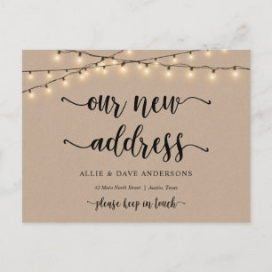 Carte Postale Notre nouvelle adresse résidentielle, Faire-part m