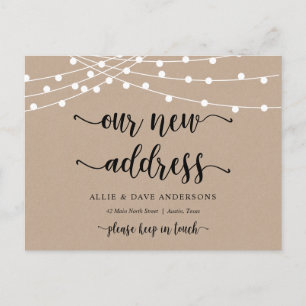 Carte Postale Notre nouvelle adresse résidentielle, Faire-part m