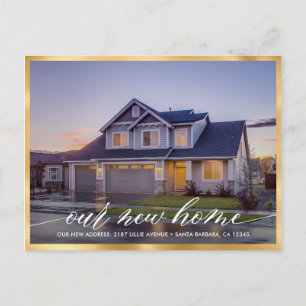 Carte Postale Notre nouvelle maison Photo moderne Moving Faire-p