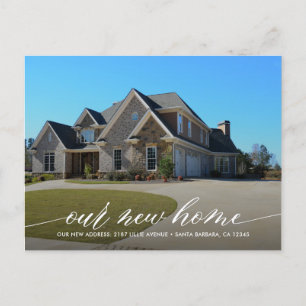 Carte Postale Notre nouvelle maison Photo moderne Moving Faire-p