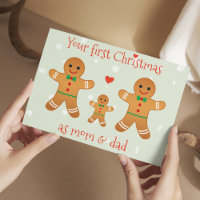 Notre premier Noël Marié - Mignons Hommes en pain 