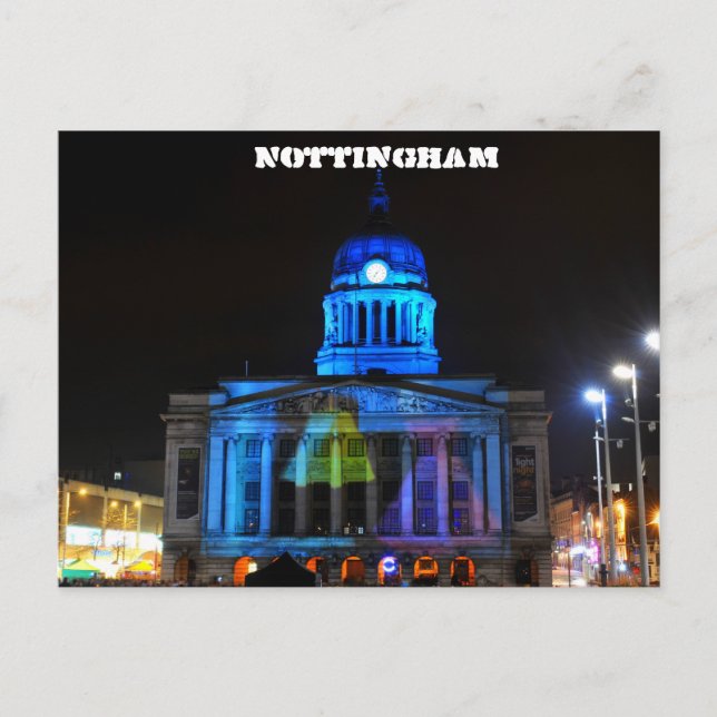 Carte Postale Nottingham (Devant)