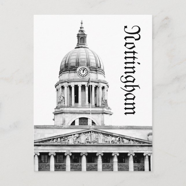 Carte Postale Nottingham (Devant)