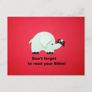 Carte Postale N'oubliez pas de lire votre Bible !