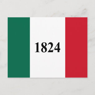 Carte Postale N'oubliez pas le drapeau Alamo Texas State