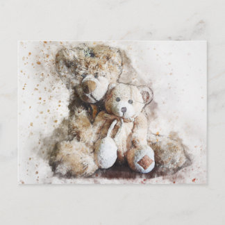 Carte postale Nounours Brown