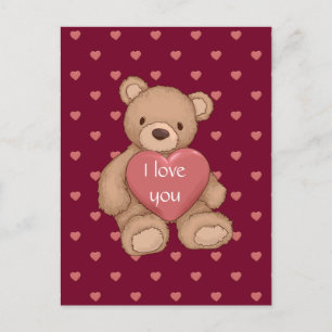 Carte Postale nounours doux