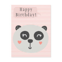 Nounours Panda Mignon - Anniversaire Enfants