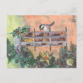 Carte postale Nourrir Birdie Holiday
