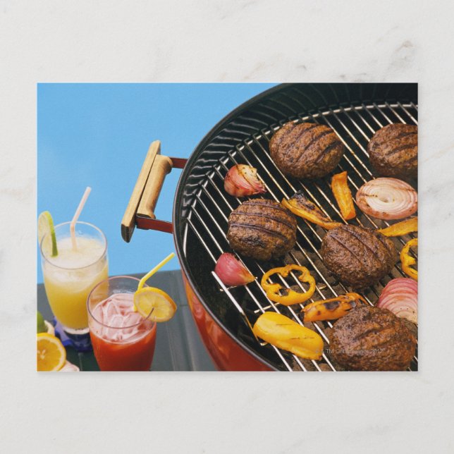 Carte Postale Nourriture grillée (Devant)