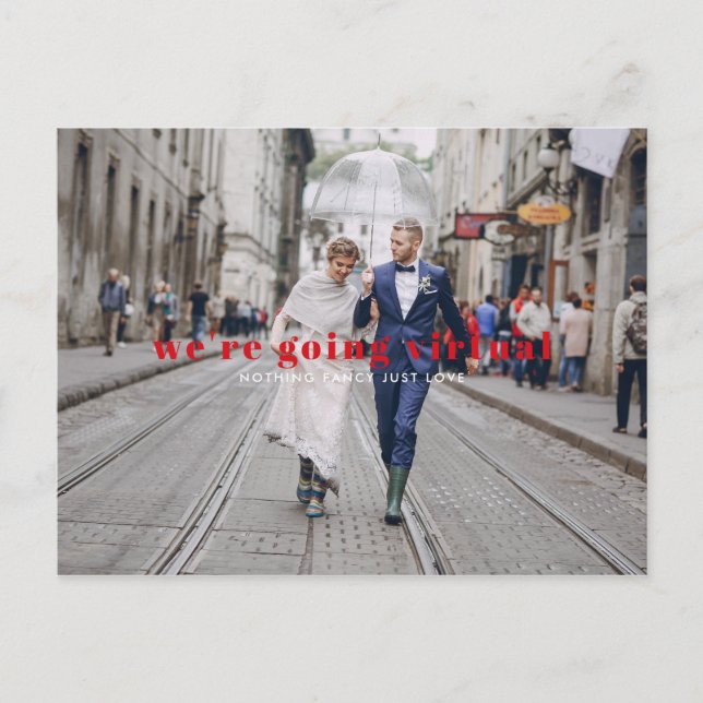 Carte Postale Nous allons devenir virtuels | Faire-part de maria (Devant)