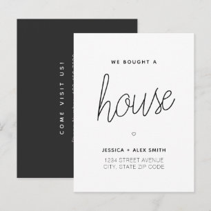 Carte Postale Nous avons acheté une maison que nous avons déplac