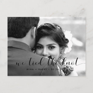 Carte Postale Nous avons attaché le noeud Elegant design photo