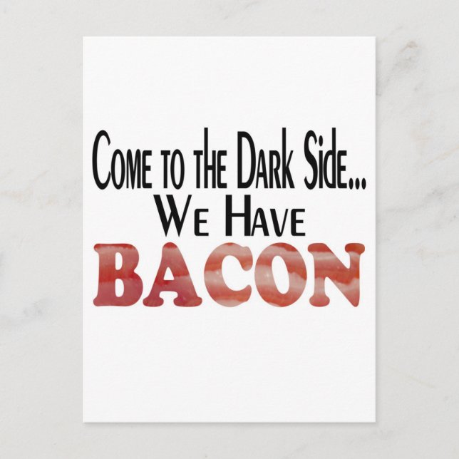 Carte Postale Nous avons Bacon (Devant)