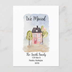 Carte postale "Nous avons déménagé"