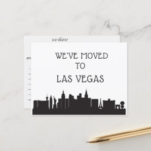 Carte Postale Nous avons déménagé à Las Vegas