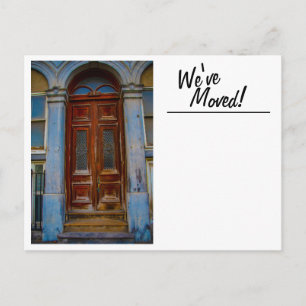 Carte postale: Nous avons déménagé, déménagement a