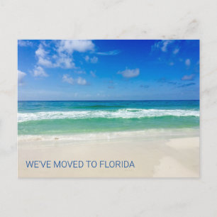 Carte Postale Nous avons déménagé en Floride Destin Beach Photo 