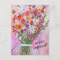 Nous avons déménagé le bouquet de marguerites colo