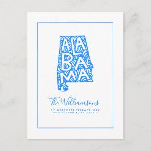 Carte Postale Nous avons déménagé   Nouvelle adresse   Alabama