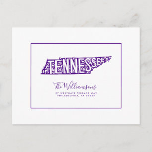 Carte Postale Nous avons déménagé   Nouvelle adresse   Tennessee