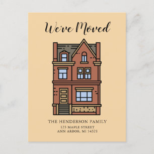 Carte Postale Nous avons déplacé une nouvelle maison Moving Fair
