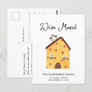 Carte Postale Nous avons déplacé une nouvelle maison Moving Fair