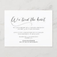 Nous avons noué le noeud Elégant calligraphie roma