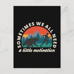 Carte Postale Nous avons tous besoin d'un peu de motivation amu
