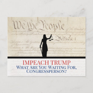 Carte Postale Nous, Congrès du Peuple, interpellons Trump Lady J