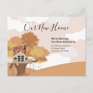 Carte Postale Nous déménageons notre nouvelle maison Adresse de 