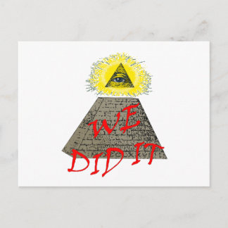 Carte Postale nous l'avons fait (l'illuminati)