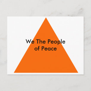Carte Postale Nous le peuple de la paix Le MUSÉE Zazzle Cadeaux