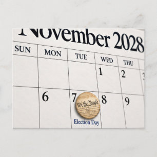 Carte Postale Nous le Peuple Élection 2028