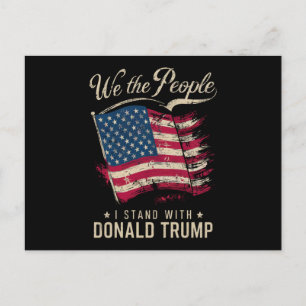 Carte Postale Nous, Les Gens Avec Qui Je Suis Conjoint À Donald