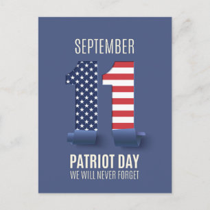 Carte Postale Nous n'oublierons jamais 911