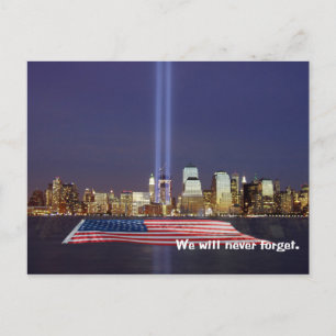 Carte Postale Nous N'Oublierons Jamais Le Hommage Du 9 Au 11 Sep