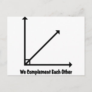 Carte Postale nous nous complsommes mutuellement